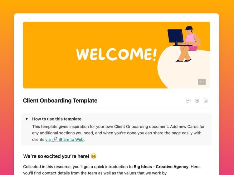 Client Onboarding Documents